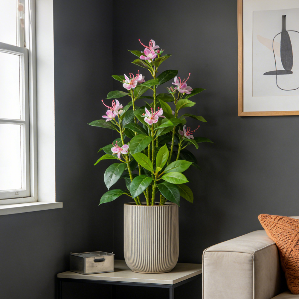 Home Office Word - 21-40cm Artificial Azalea Flowers Fake Ficus