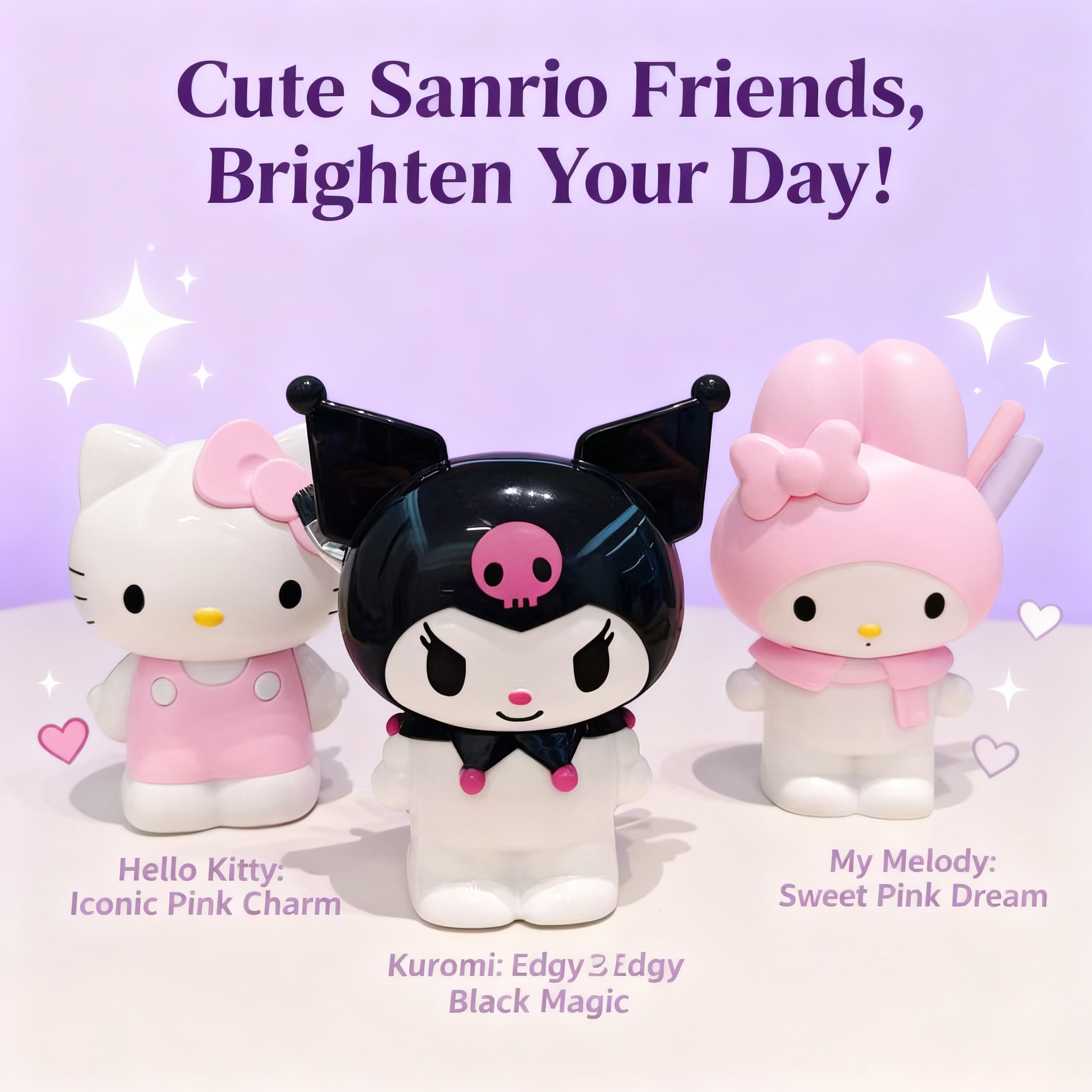 Pen Holder Organizer - Sanrio Kuromi Hello Kitty Makeup Brush