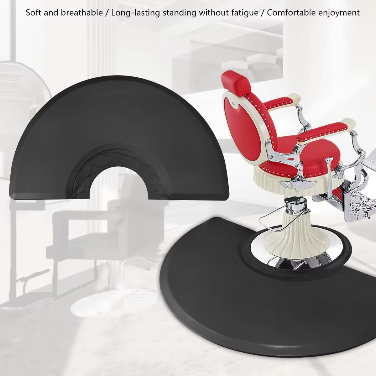 Anti Fatigue Mat - Barber Shop Barber Chair Pad Soft