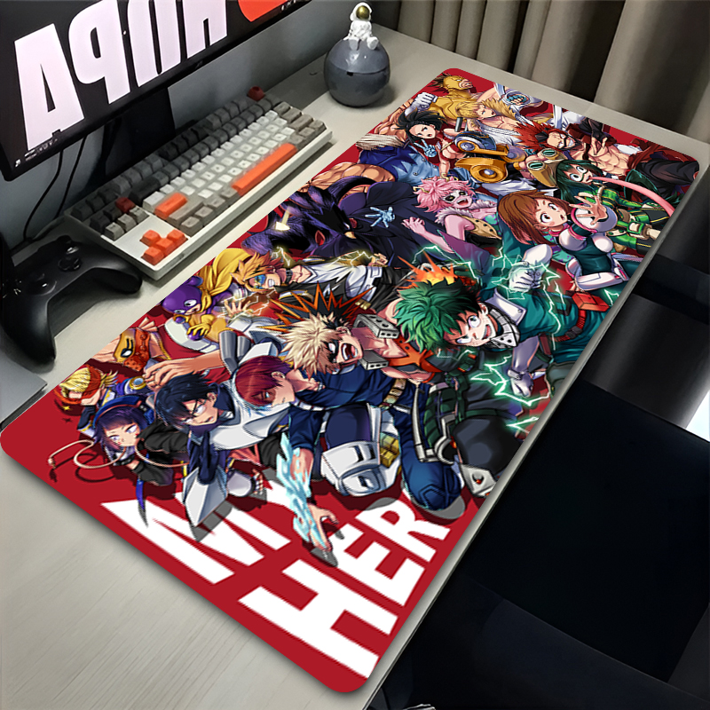 Home Office Keyboard And Mouse - Mouse Pad Anime My Hero Academia