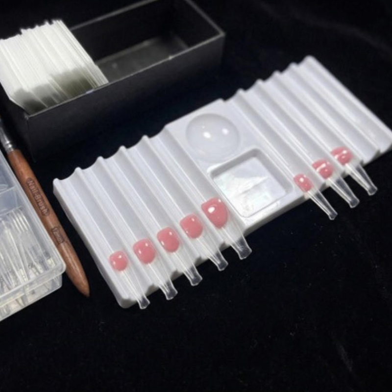 Pen Holder Organizer - 10‑Compartment Plastic Nail Brush Holder Multi‑Purpose