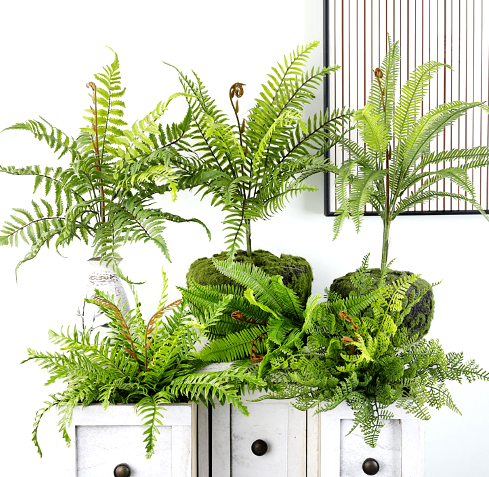 48cm（19in）Artificial fern leav – Home Office Word recenzja i cena