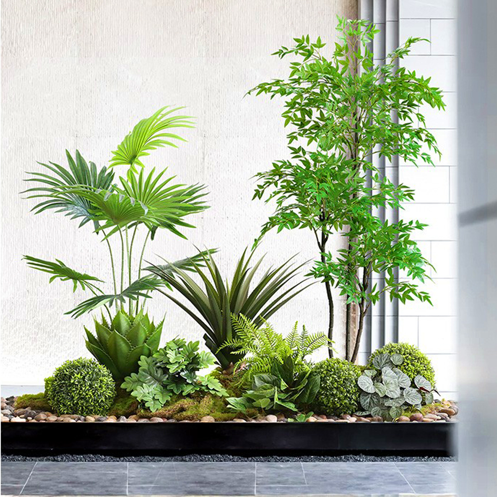 48cm（19in）Artificial fern leav – Home Office Word recenzja i cena