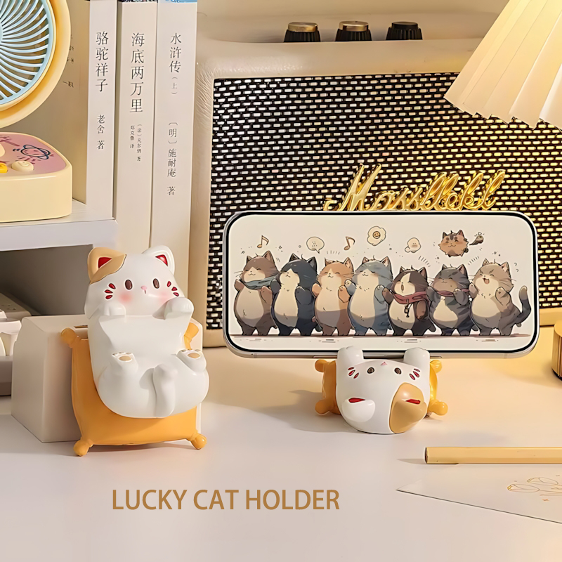 Cute Cartoon Cat Desktop Ornam – Home Office Setup recenzja i cena