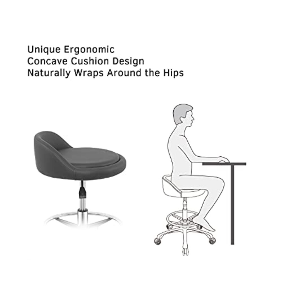 Rolling Stool Adjustable Draft – Home Office Kitchen recenzja i cena