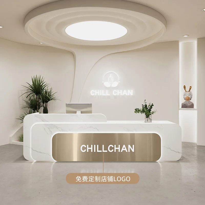 l shaped white reception desks – Home Office Tienda recenzja i cena