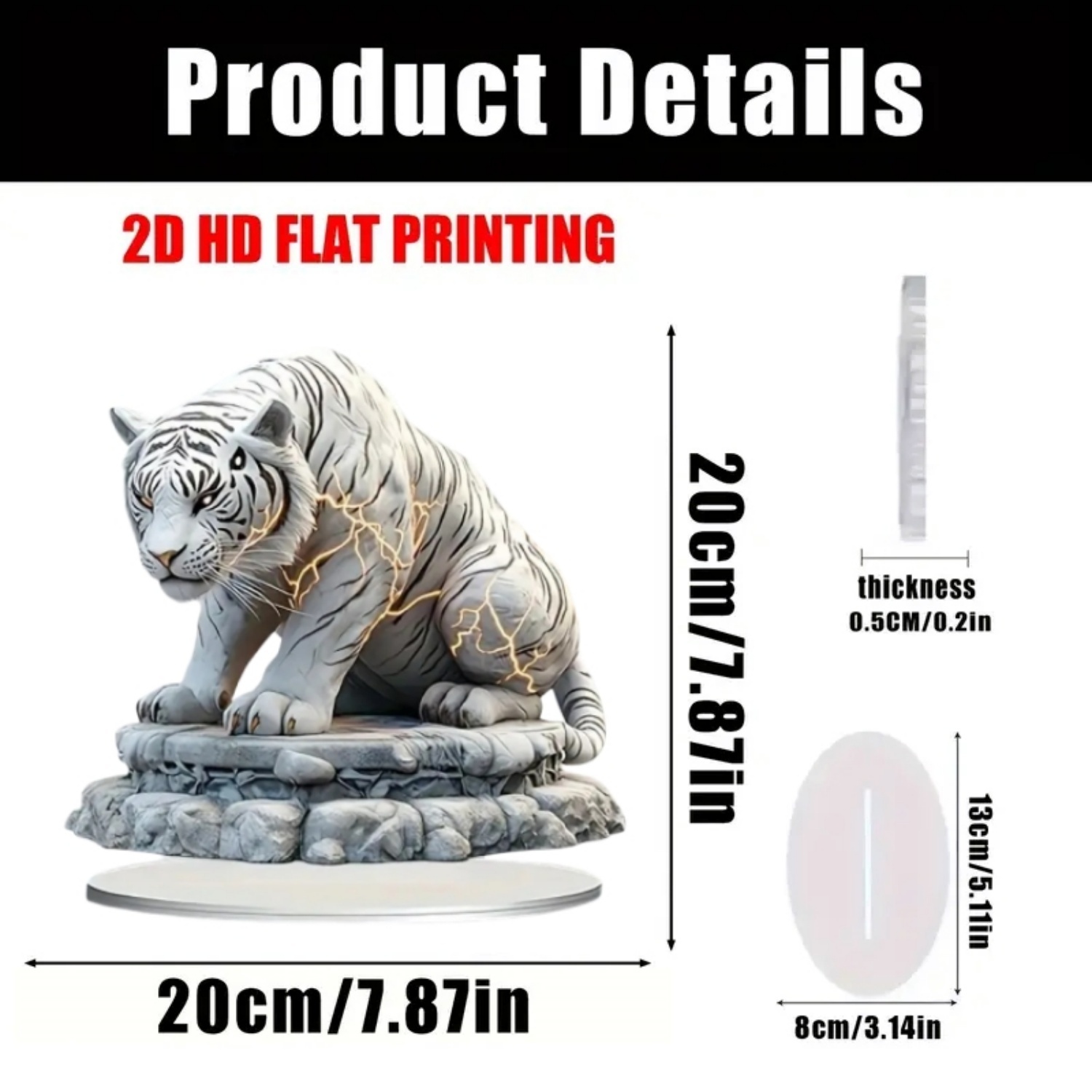 Two Tigers Statue,2D Flat Anim – Home Office Setup recenzja i cena