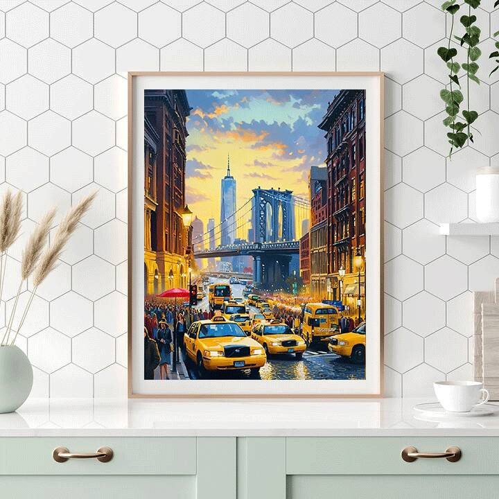 HUACAN Diamond Painting New Yo – Home Office York recenzja i cena