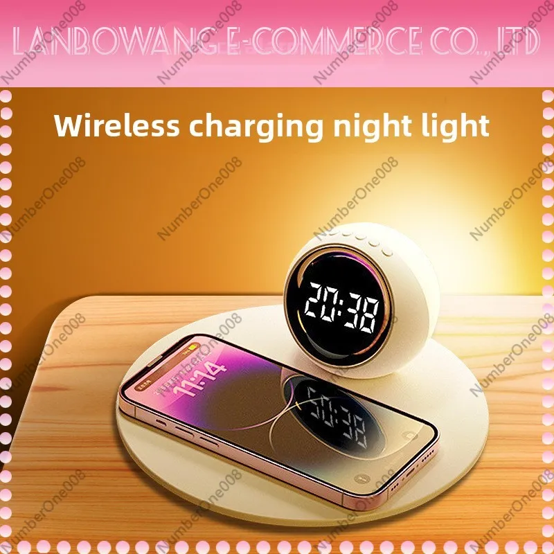 Wireless Charger Night Light,  – Led Desk Clock recenzja i cena