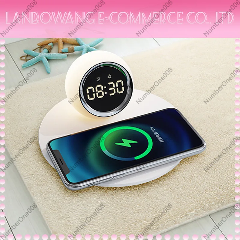 Wireless Charger Night Light,  – Led Desk Clock recenzja i cena
