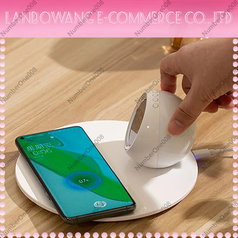 Wireless Charger Night Light,  – Led Desk Clock recenzja i cena