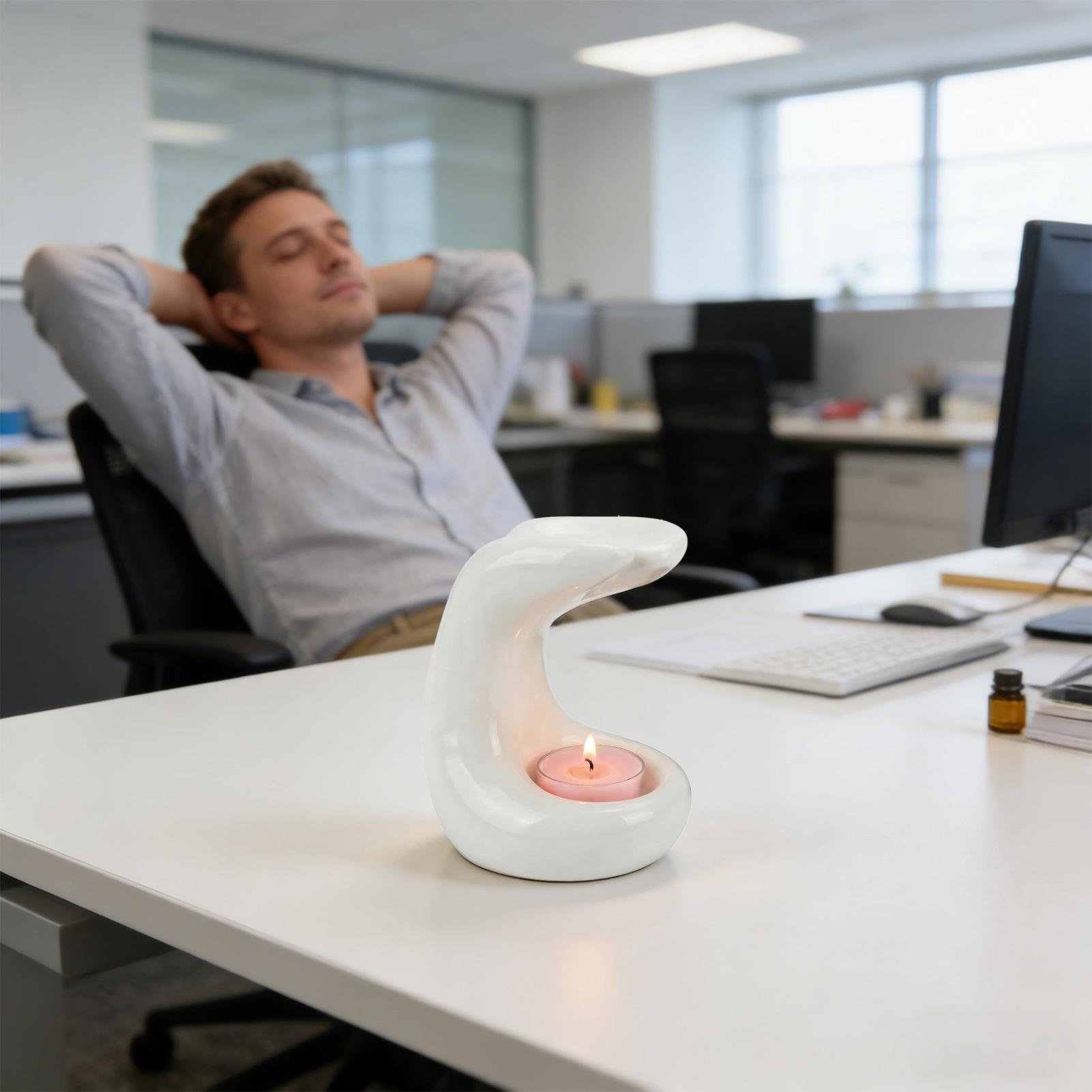 Tealight Wax Melt Warmer Palm  – Home Office Kitchen recenzja i cena
