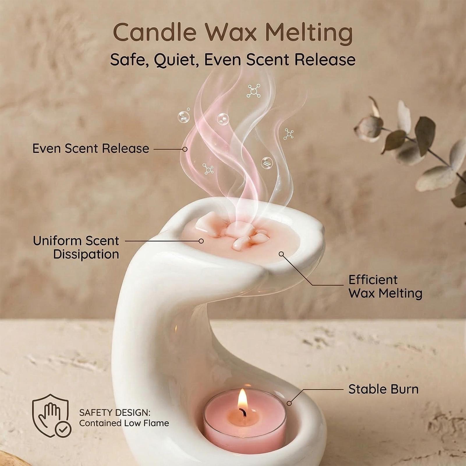 Tealight Wax Melt Warmer Palm  – Home Office Kitchen recenzja i cena