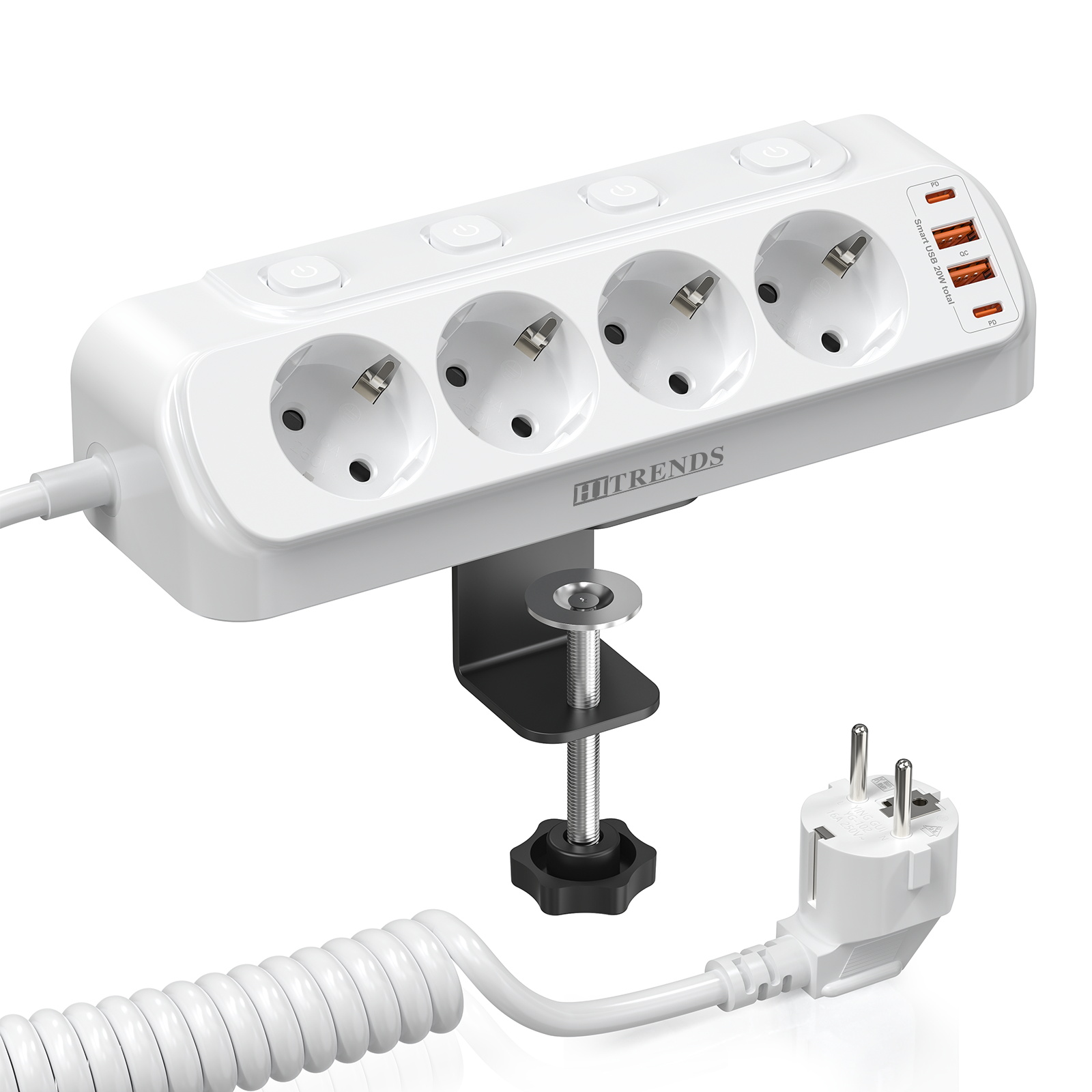 8-in-1 multi-functional corner – Power Strip Desk recenzja i cena