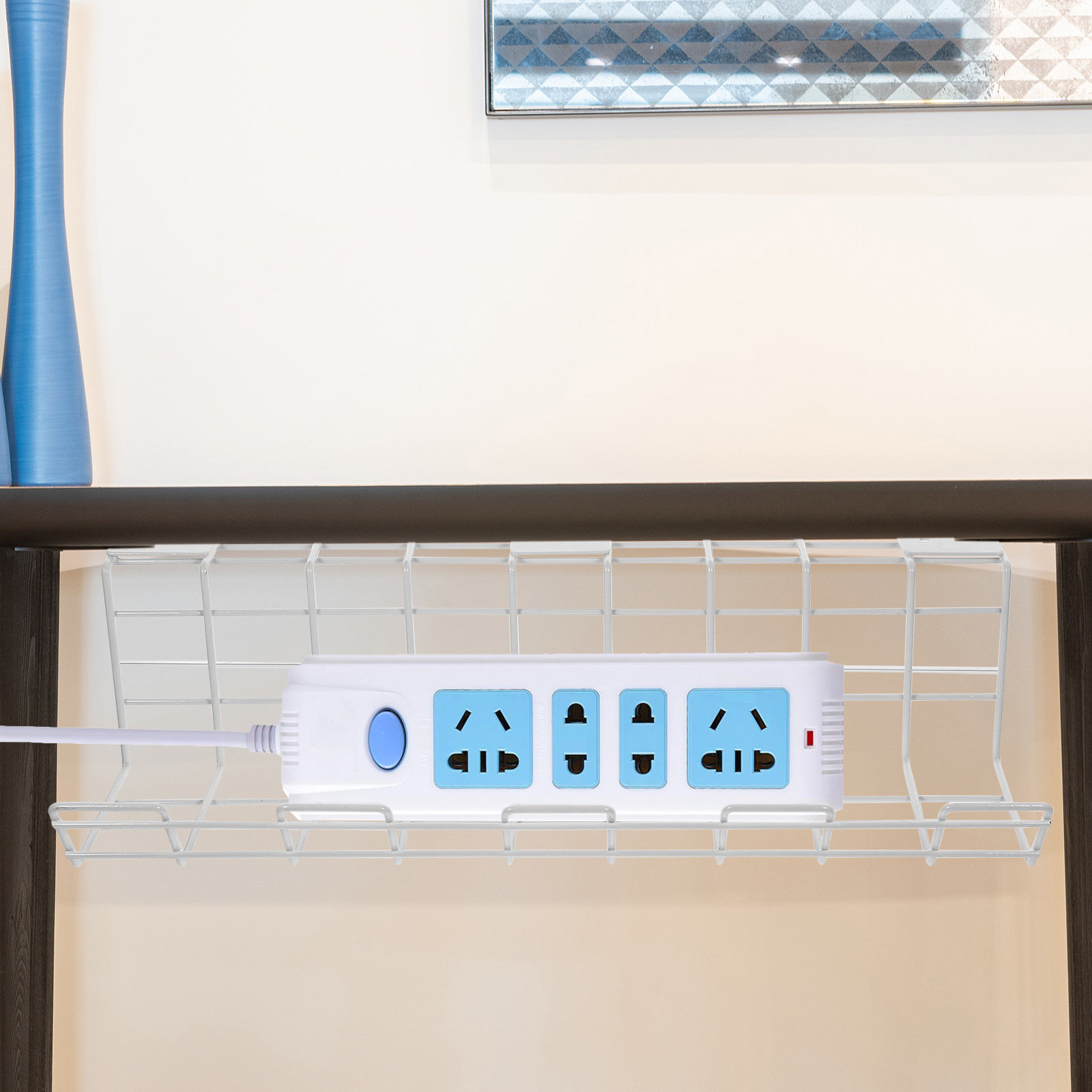 2Pcs Under Desk Cable Organize – Power Strip Desk recenzja i cena