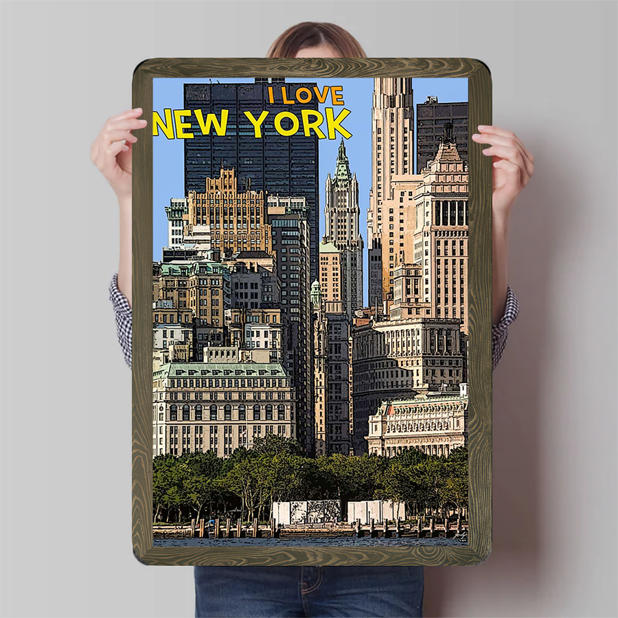 New York City Skyline Metal Wa – Home Office York recenzja i cena