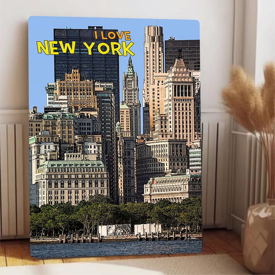 New York City Skyline Metal Wa – Home Office York recenzja i cena