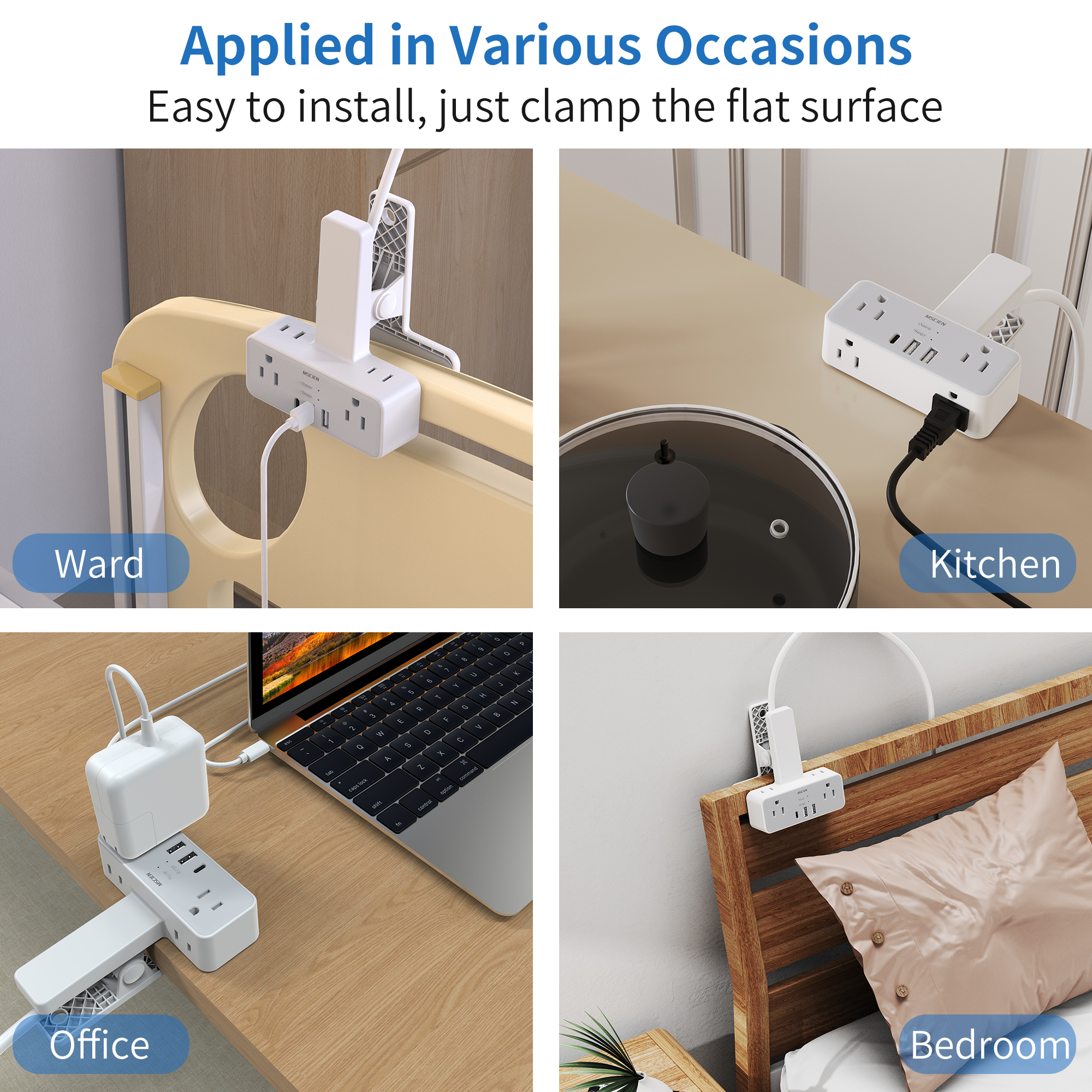 MSCIEN Power Strip Surge Prote – Power Strip Desk recenzja i cena