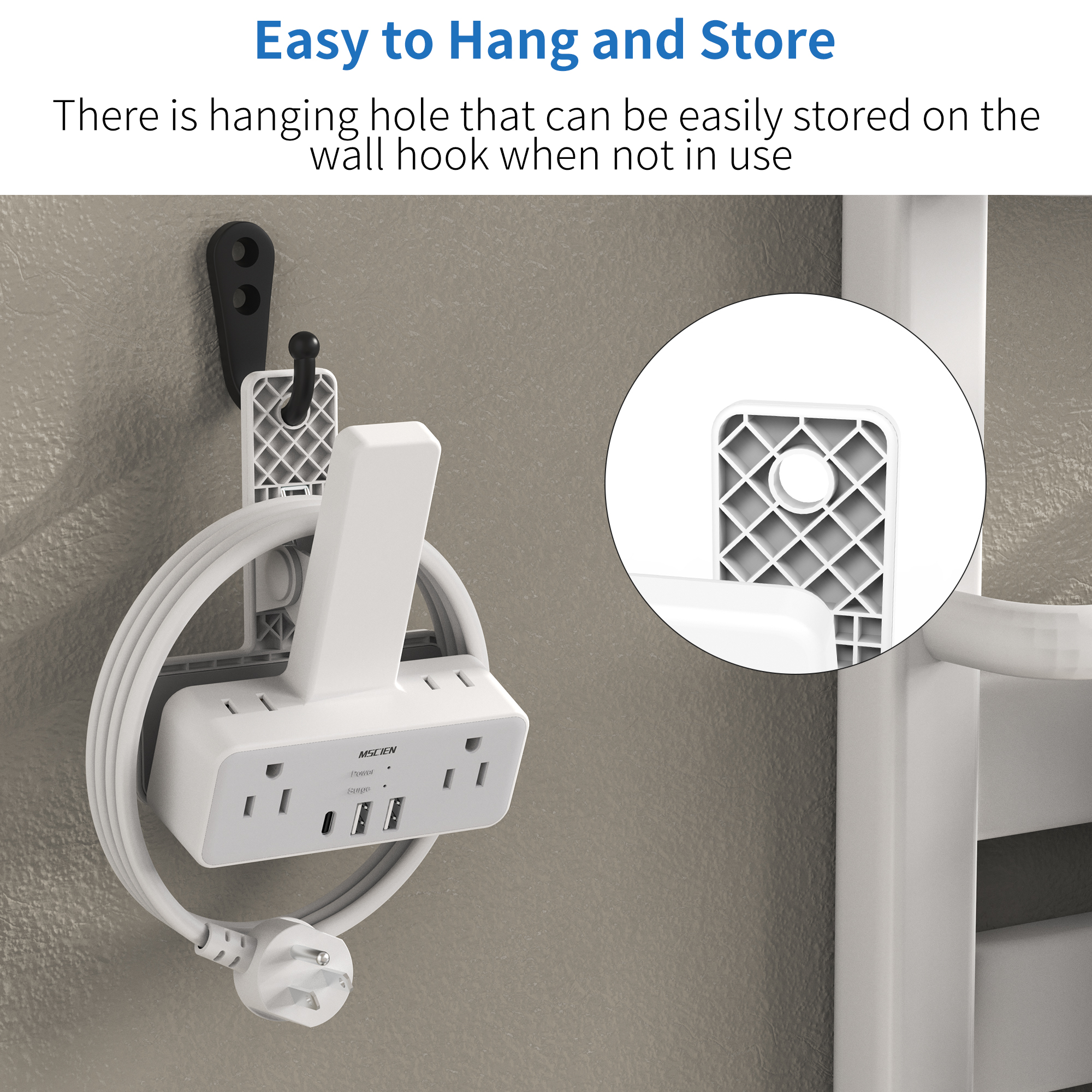 MSCIEN Power Strip Surge Prote – Power Strip Desk recenzja i cena