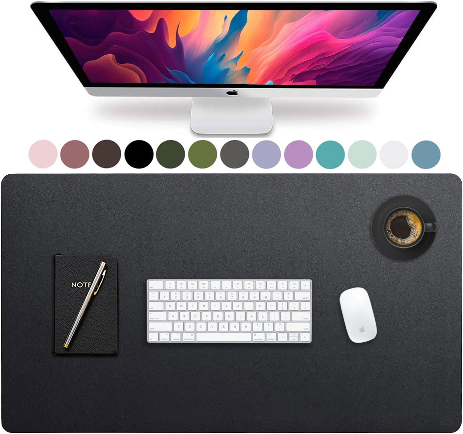 Large Size Leather Desk Pad,Of – Home Office Keyboard And Mouse recenzja i cena