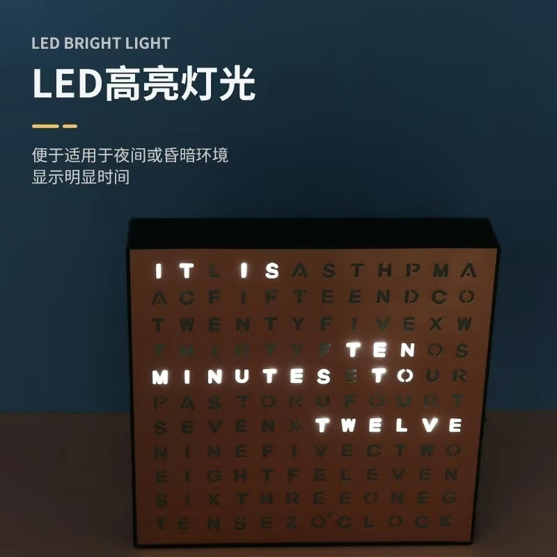 Timed Electronic Lightbox Engl – Led Desk Clock recenzja i cena