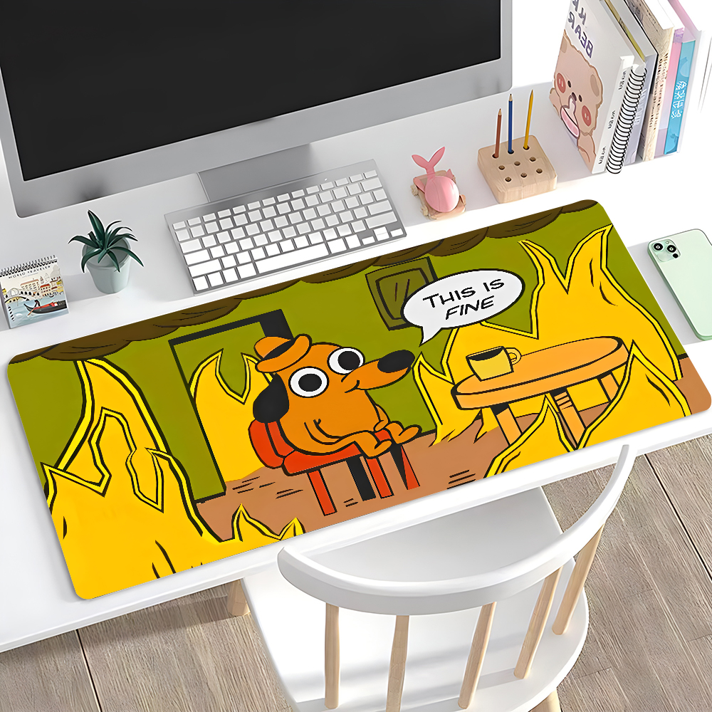 This Is Fine Dog Dachshund Mou – Home Office Keyboard And Mouse recenzja i cena