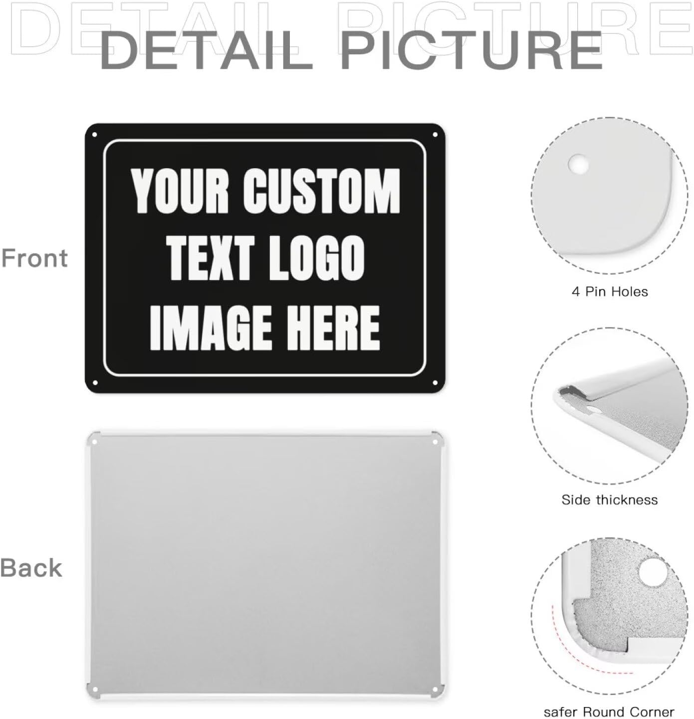 Custom Sign Personalized Metal – Home Office Kitchen recenzja i cena
