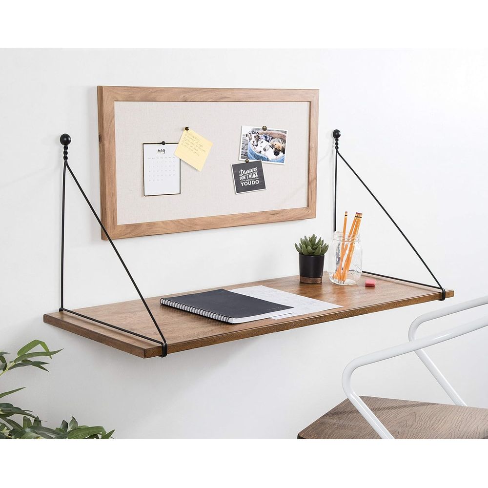 Rustic Brown Industrial Wall D – Home Office Industrial Style recenzja i cena