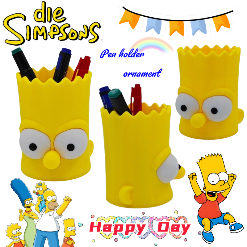 New The Simpsons Bart Simpson  – Pen Holder Organizer recenzja i cena