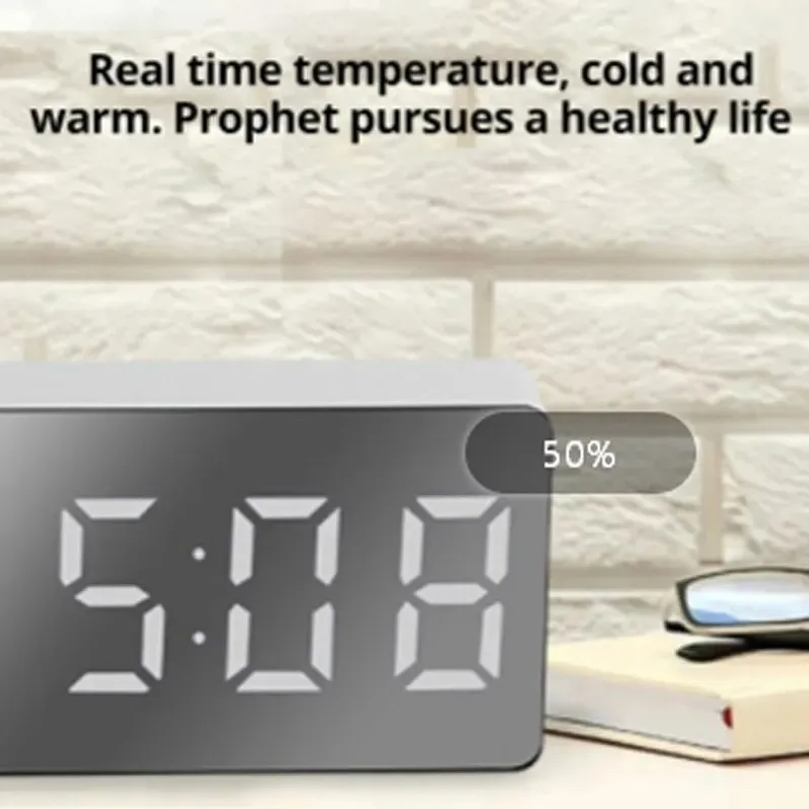 LED Mirror Desktop Alarm Clock – Led Desk Clock recenzja i cena