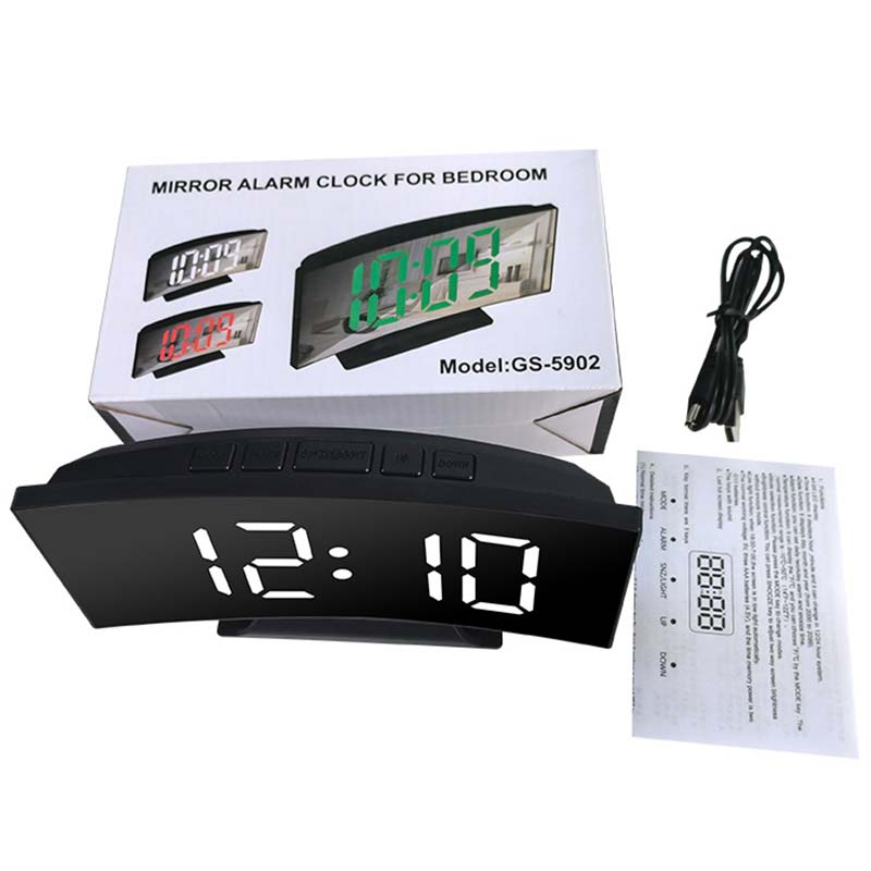 1pc LED Mirror Digital Clock B – Led Desk Clock recenzja i cena
