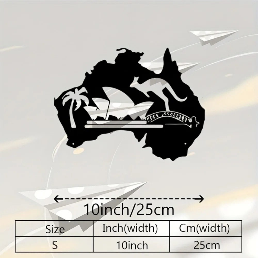 Australia Kangaroo Metal Wall  – Home Office Australia recenzja i cena