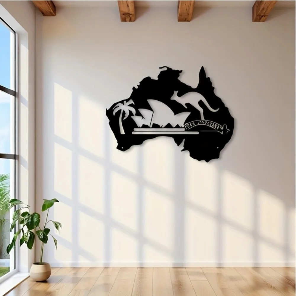 Australia Kangaroo Metal Wall  – Home Office Australia recenzja i cena