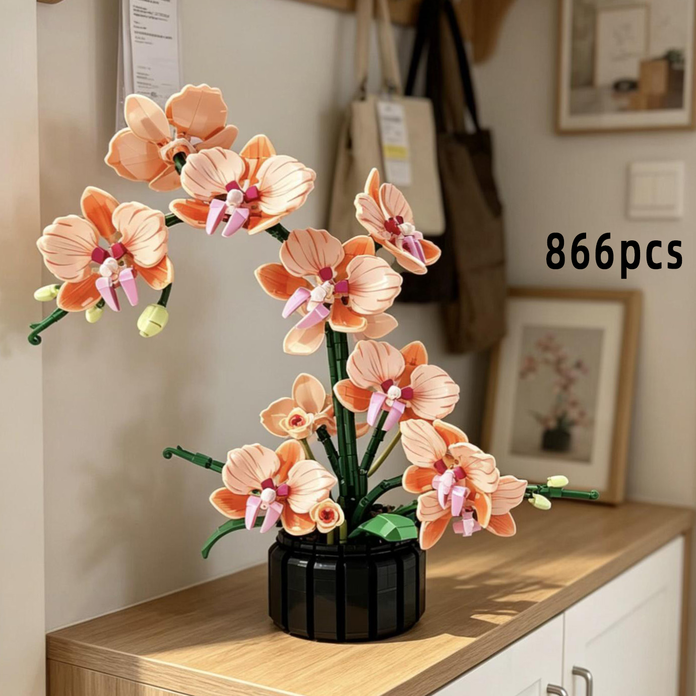 Orange Phalaenopsis Orchid Bui – Home Office Word recenzja i cena
