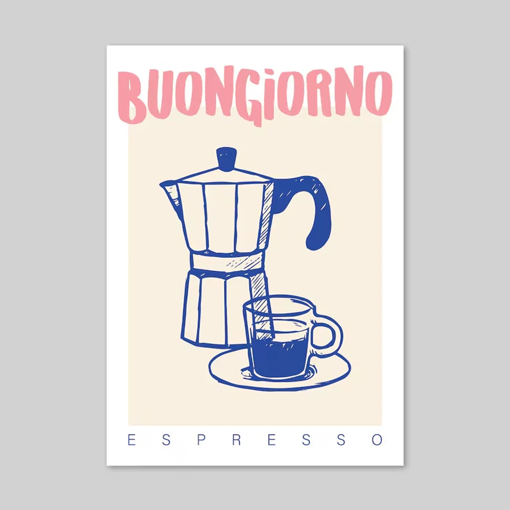 Modern Coffee Espresso Wall Ar – Home Office Kitchen recenzja i cena