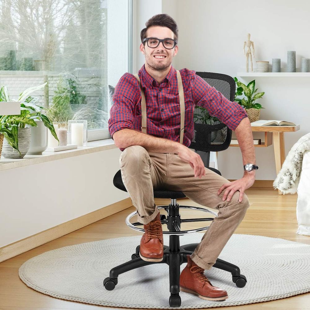 Ergonomic Black Mesh Swivel Of – Home Office Kitchen recenzja i cena