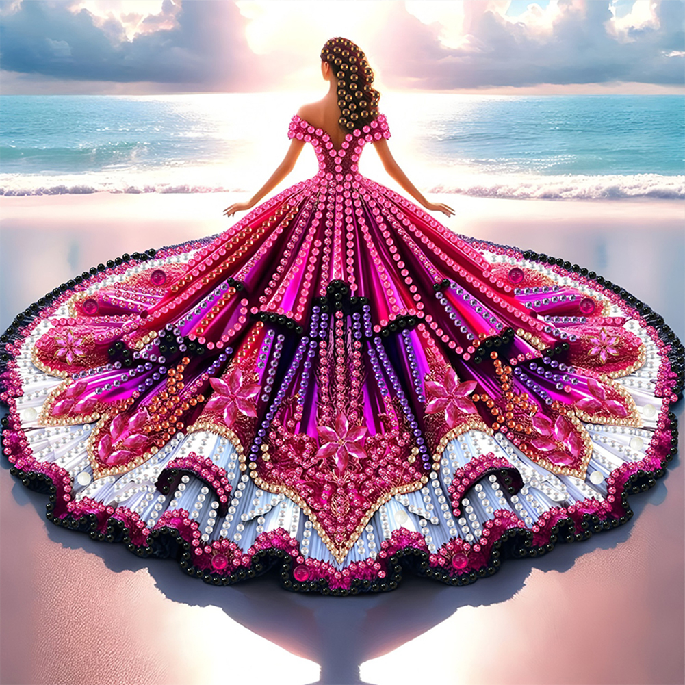 5D DIY Gorgeous Skirt Girl Par – Home Office Setup recenzja i cena