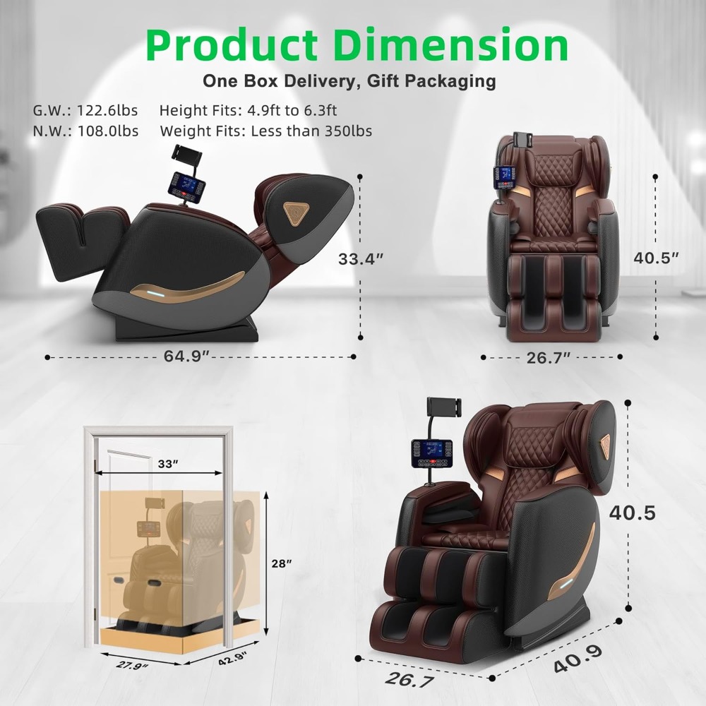 Full Body Zero Gravity Massage – Home Office With Sofa recenzja i cena