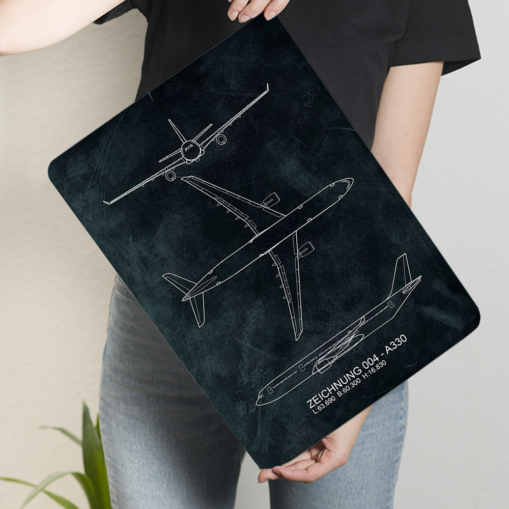 A330 Aircraft Blueprint Metal  – Home Office Industrial Style recenzja i cena