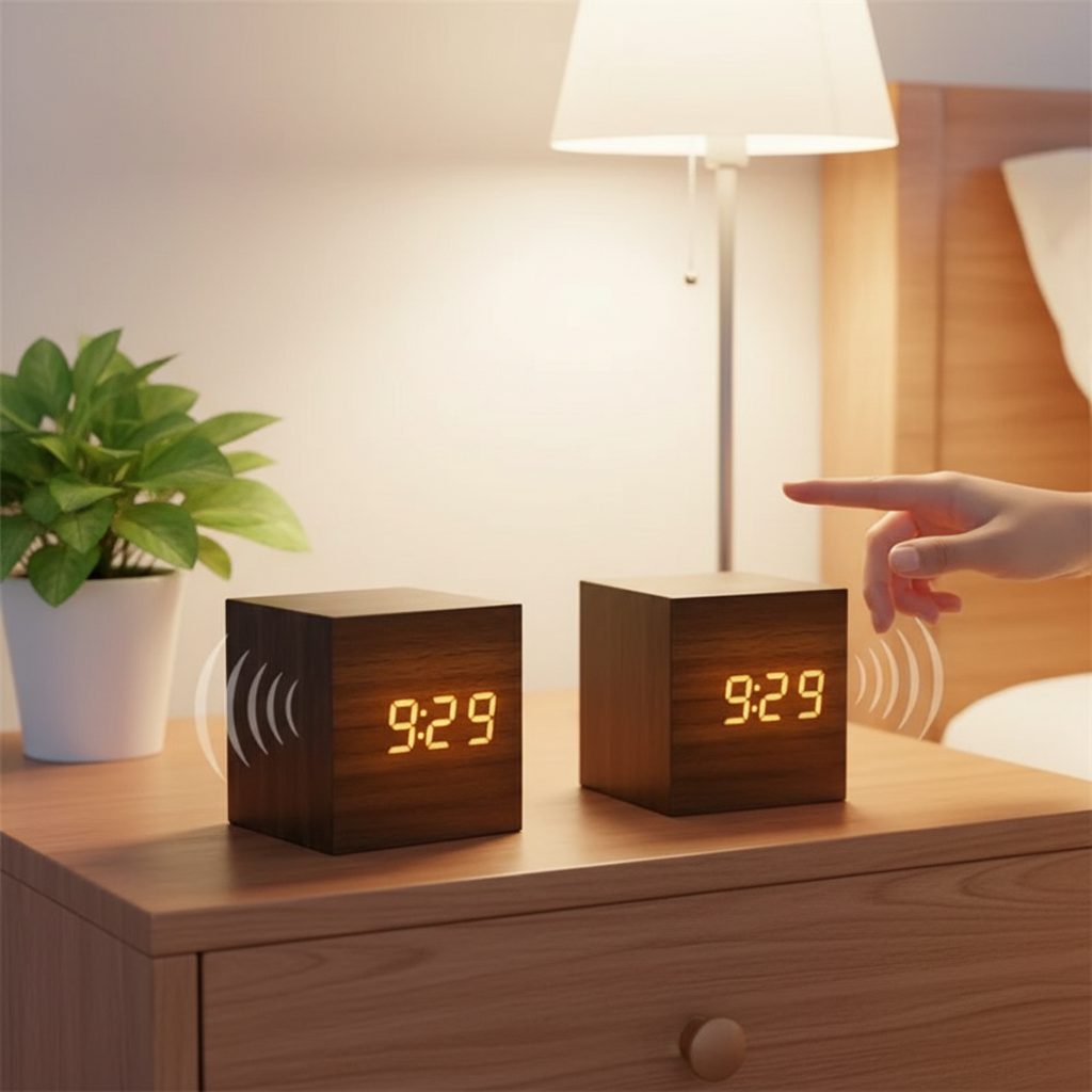 Voice Control Digital Electron – Led Desk Clock recenzja i cena