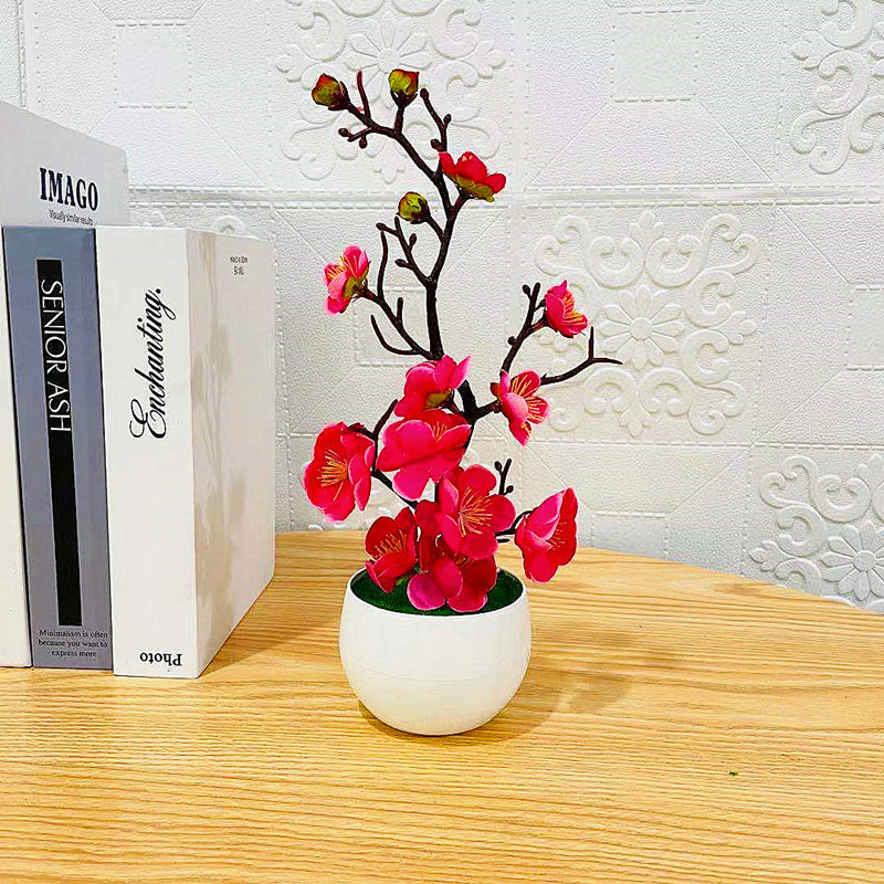 Simulation Plum Flower Pot Pla – Home Office Word recenzja i cena