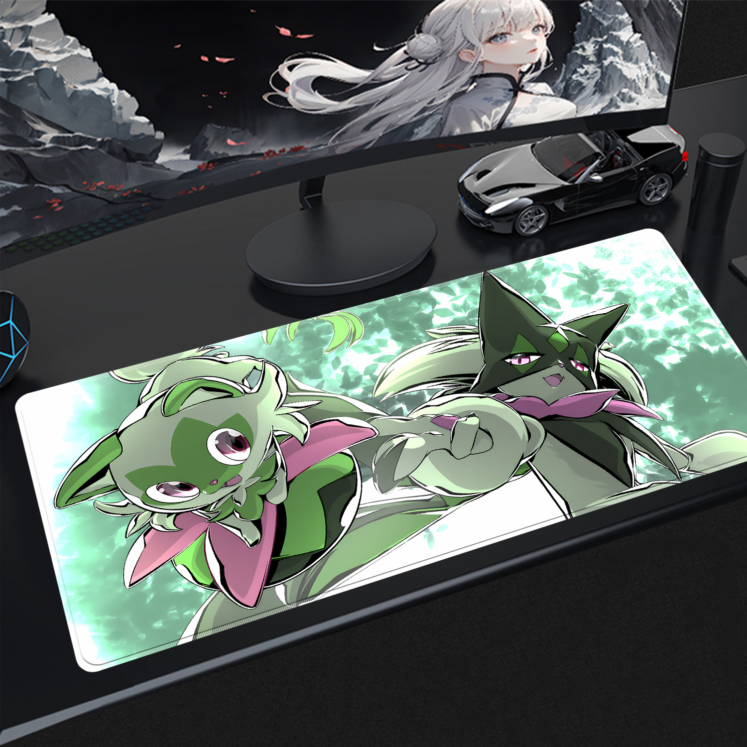 Kawaii Pokemon Meowscarada Gam – Home Office Keyboard And Mouse recenzja i cena