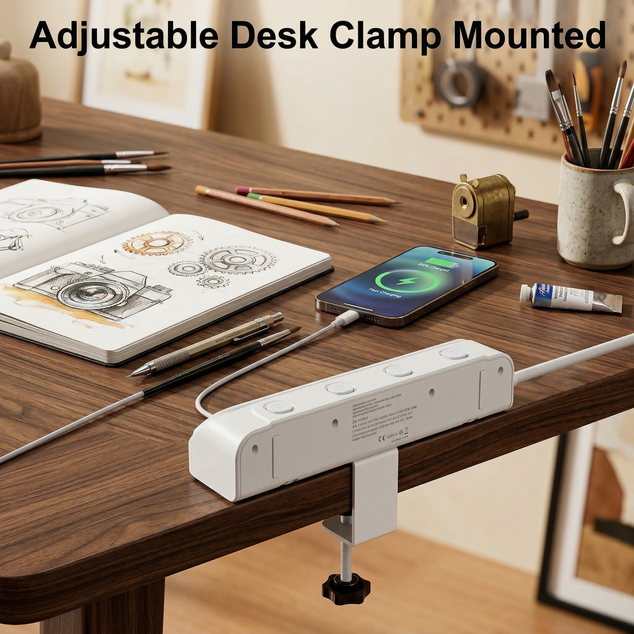 UK Plug Independent Switches 2 – Power Strip Desk recenzja i cena