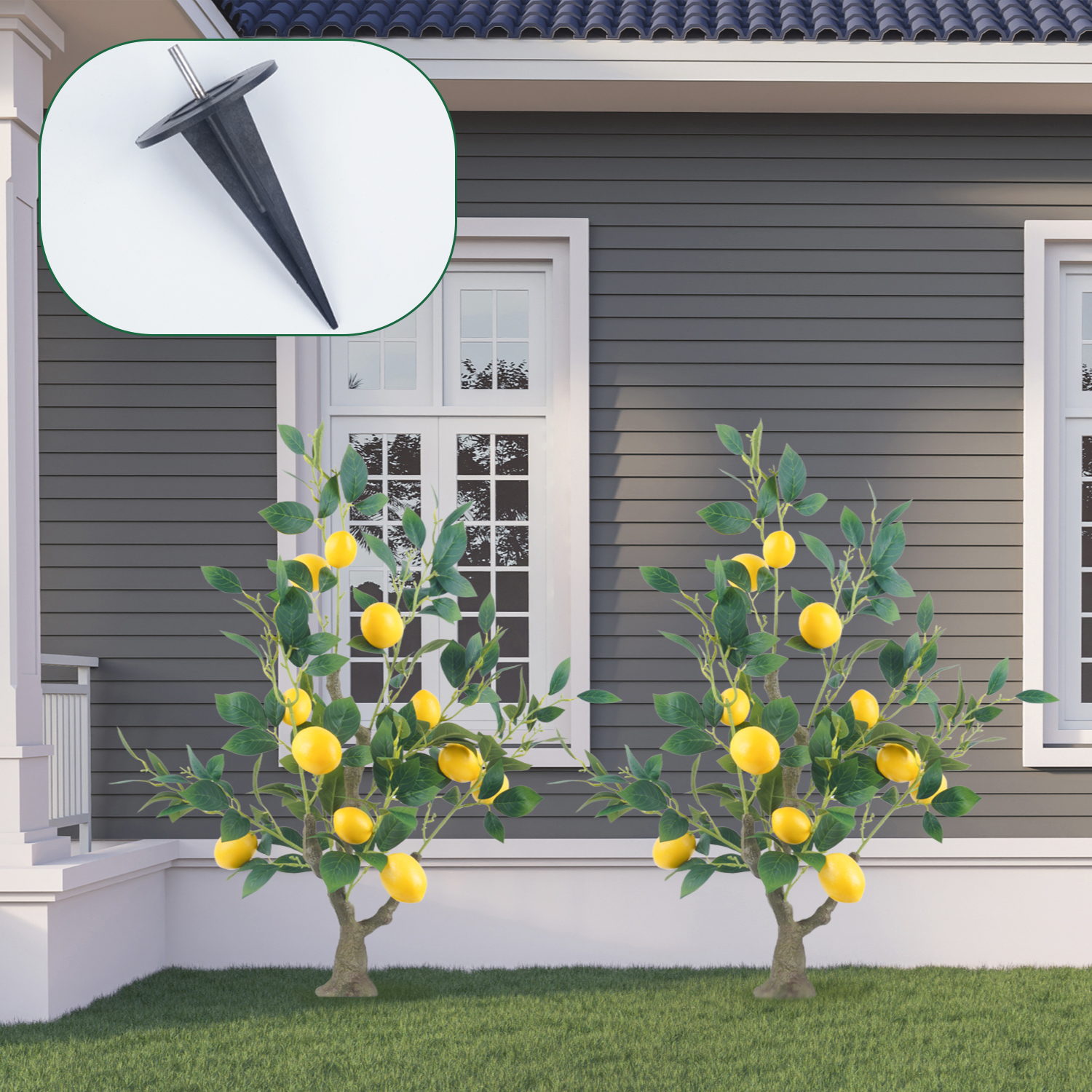 Uflower Artificial Lemon Tree  – Home Office Word recenzja i cena
