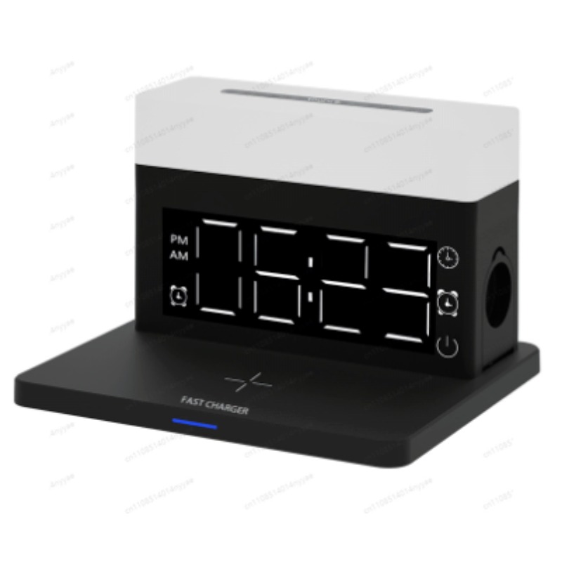 6-in-1 Wireless Charging Desk  – Led Desk Clock recenzja i cena