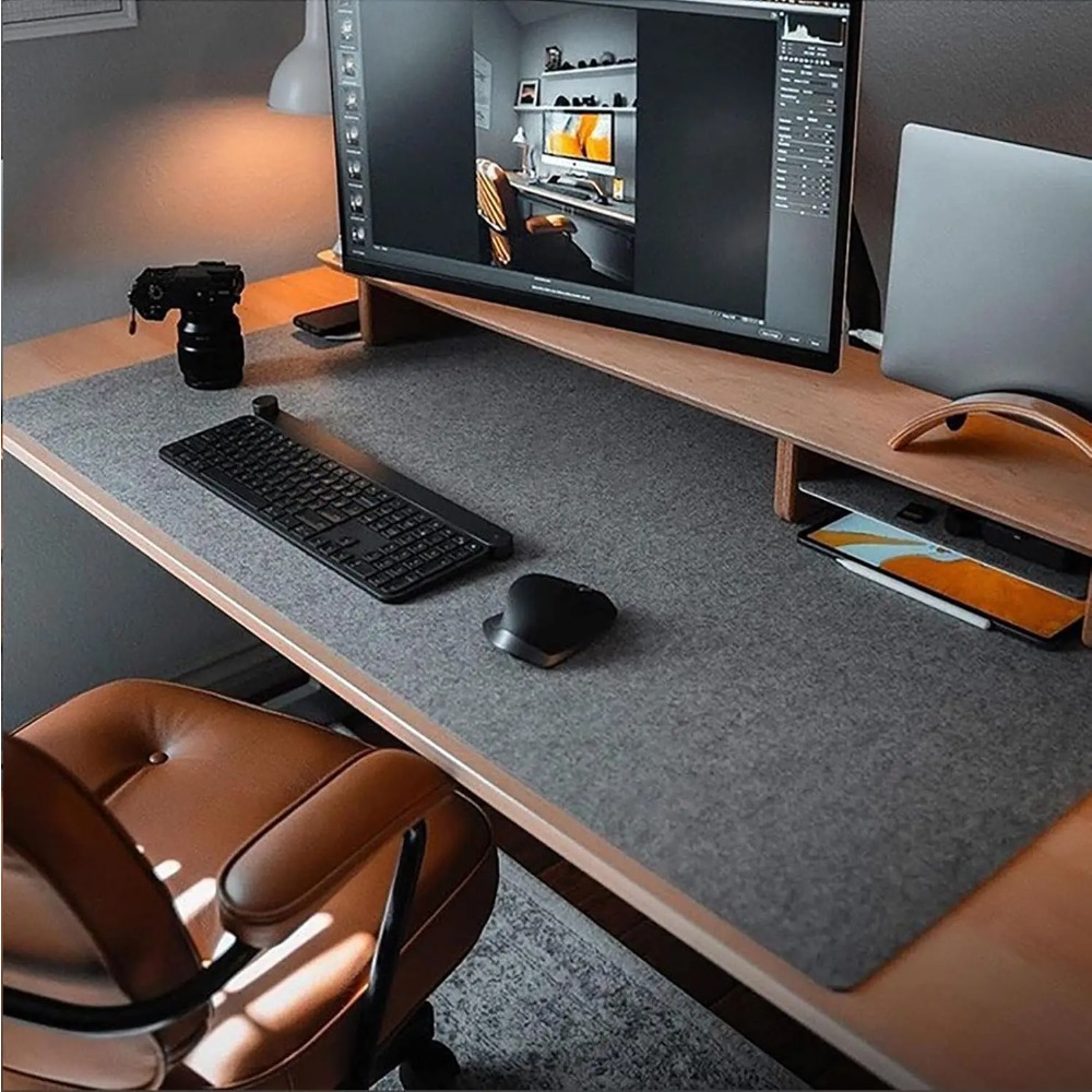 Felt Desk Mat Computer Mat for – Home Office Keyboard And Mouse recenzja i cena