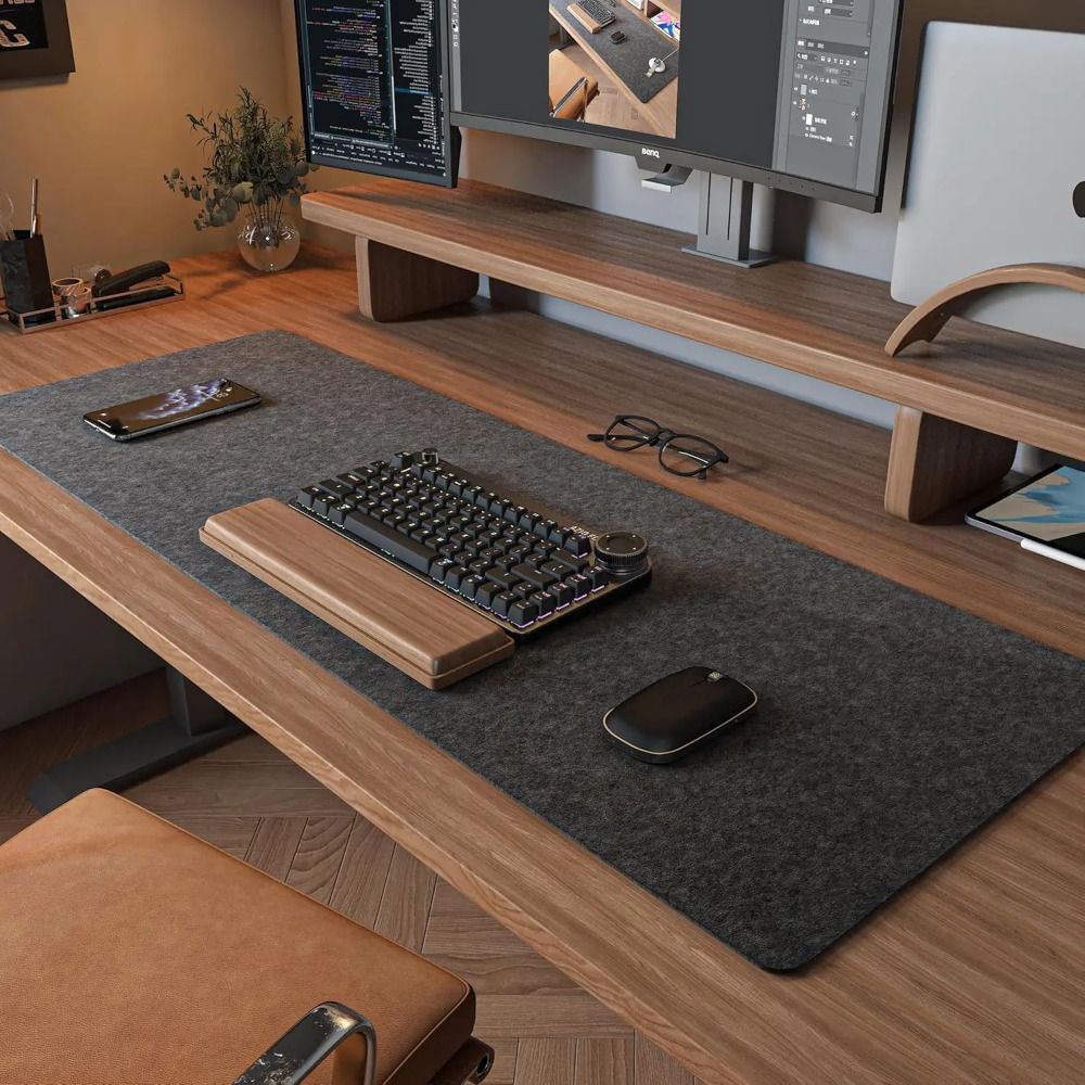 Felt Desk Mat Computer Mat for – Home Office Keyboard And Mouse recenzja i cena