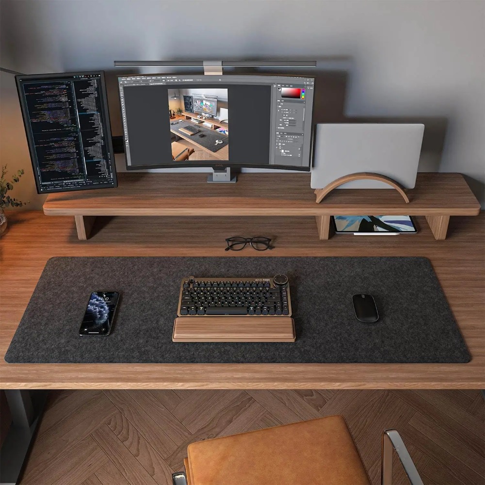 Felt Desk Mat Computer Mat for – Home Office Keyboard And Mouse recenzja i cena