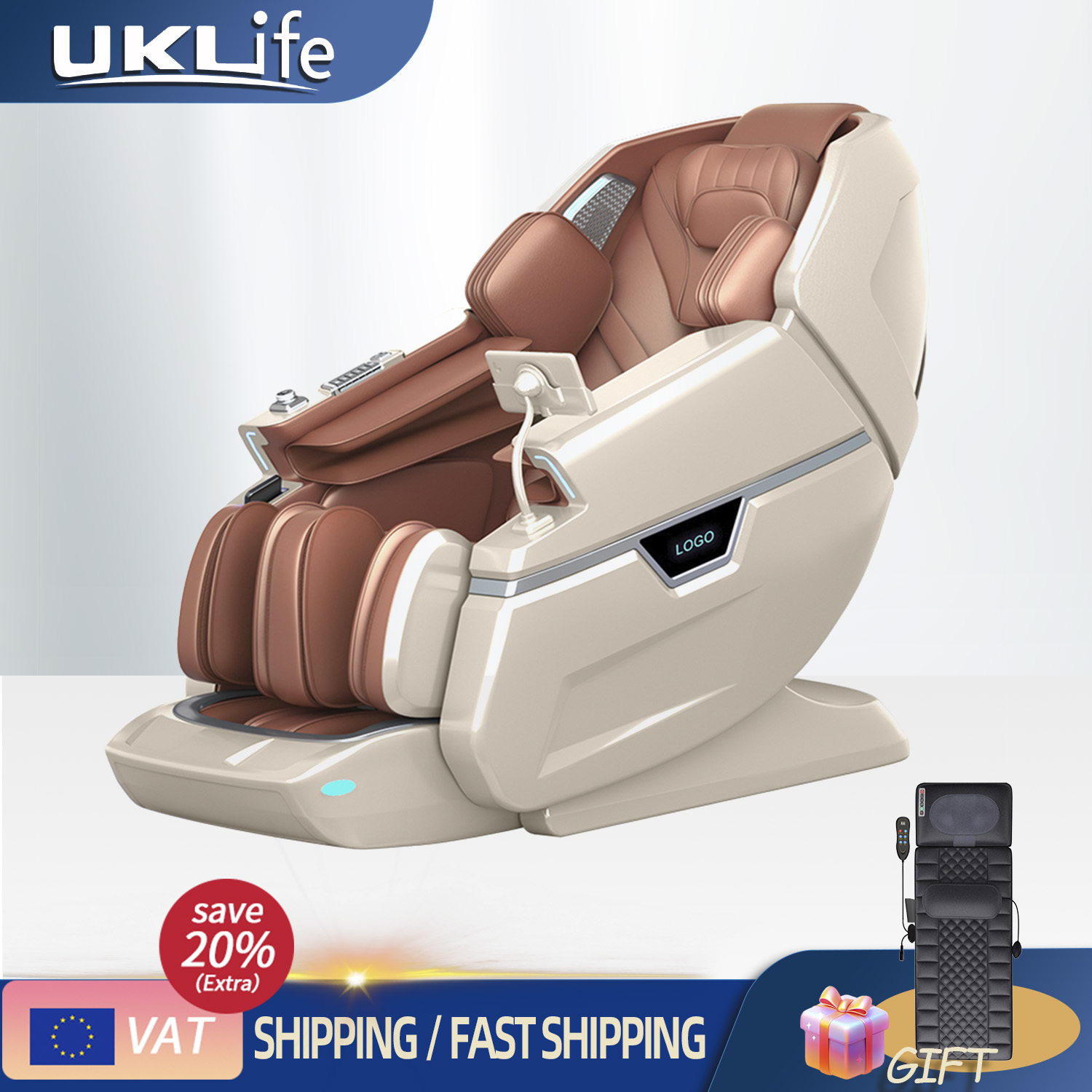 4D Zero Gravity Massage Chair  – Home Office With Sofa recenzja i cena