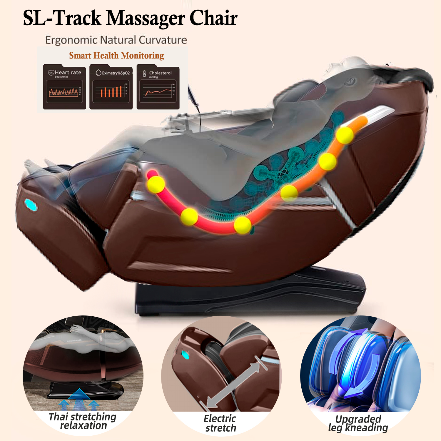 4D Zero Gravity Massage Chair  – Home Office With Sofa recenzja i cena